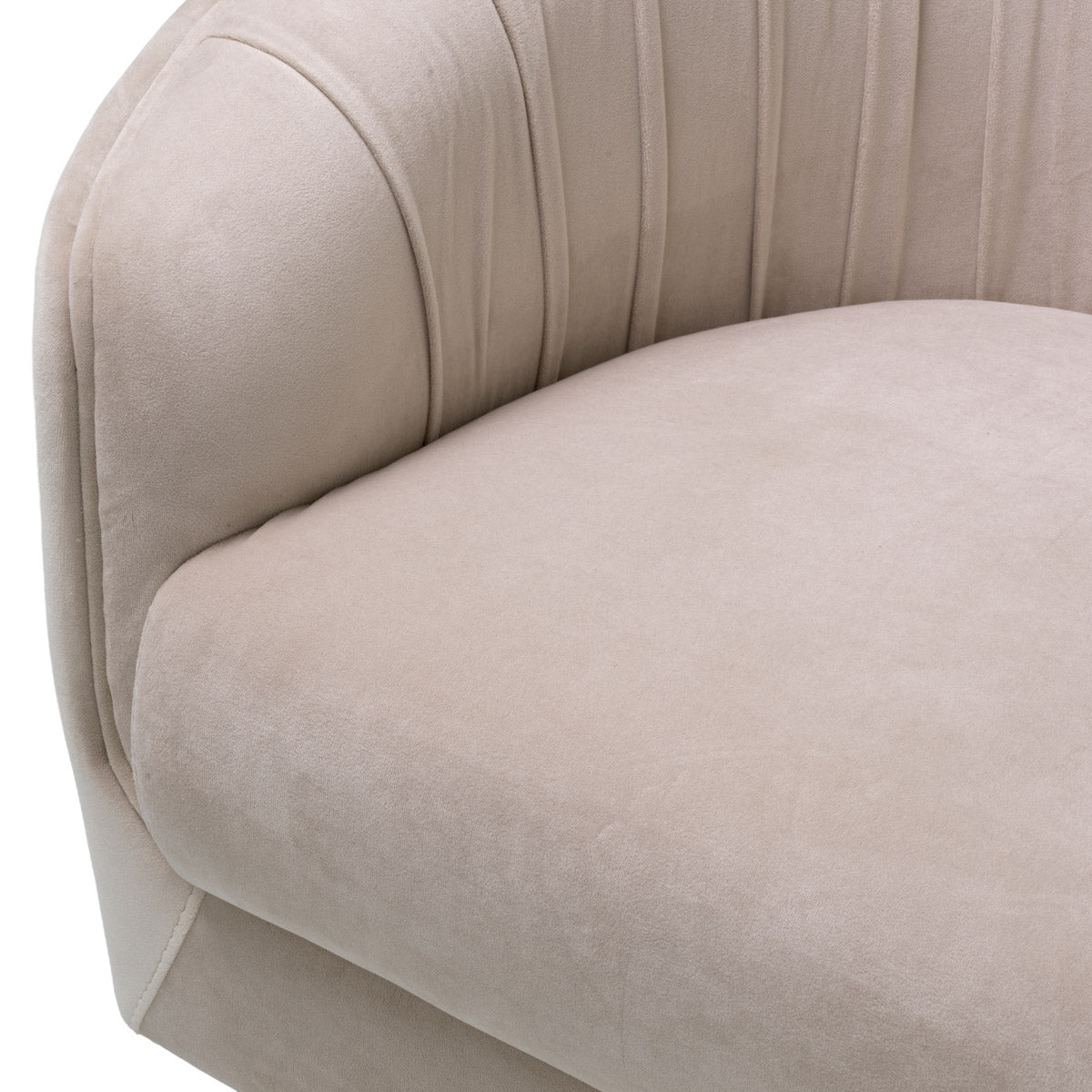 Chair Jameson Amaro cream | black feet 100% polyester Chairs & Sofas 120271 8