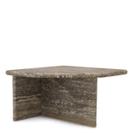 Eichholtz Coffee Table Ciro L — Silver Travertine hero image (Image 1)