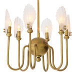 Eichholtz Chandelier Isabelle — Vintage Brass, Handmade Glass hero image (Image 1)