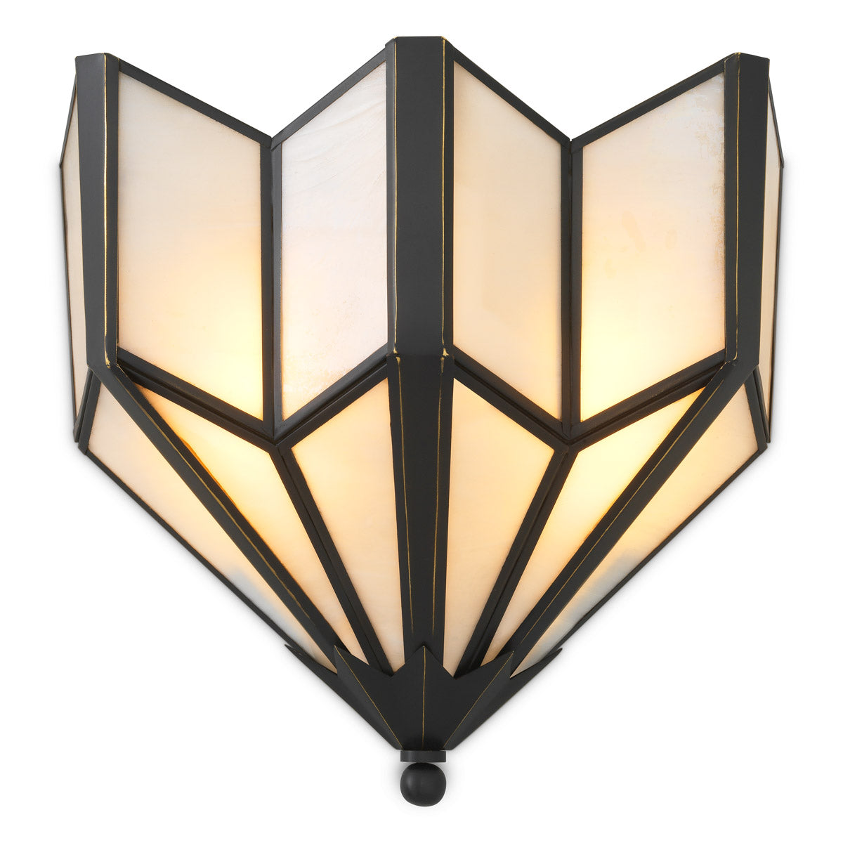 Detail shot of Wall Lamp Victory craftsmanship — Bronze accents (Image 5)