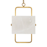 Chandelier Melbourne by Eichholtz in a styled setting — Antique Brass, Alabaster (Image 4)