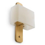 Wall Lamp Melbourne by Eichholtz in a styled setting — Antique Brass, Alabaster (Image 4)