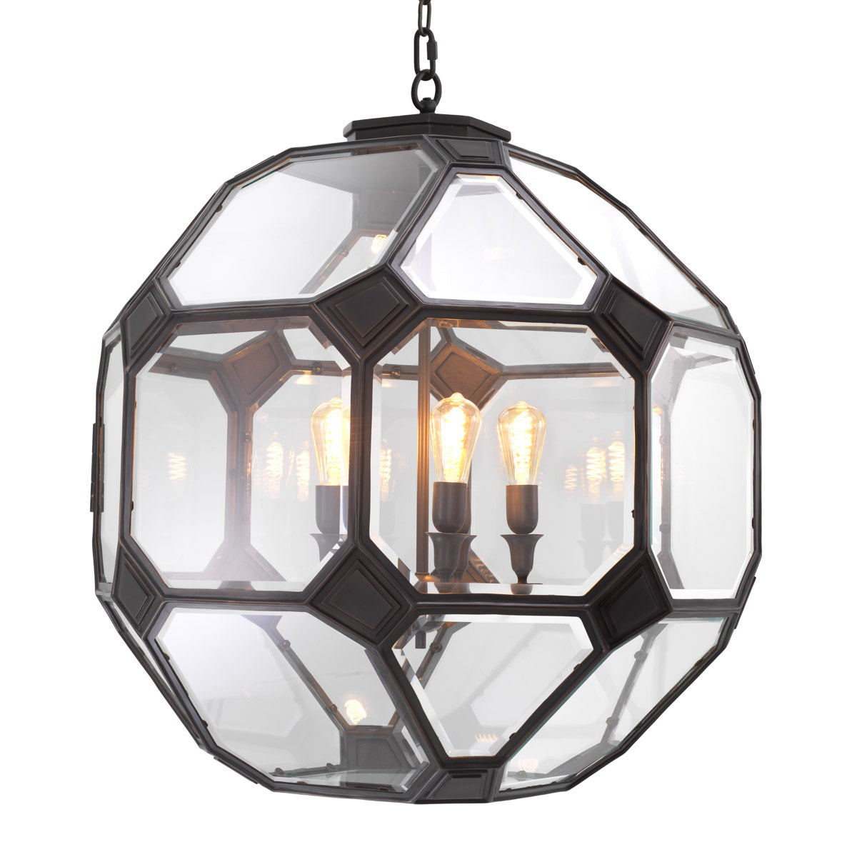 Close-up of Lantern Olympia L highlighting Bronze and Bronze Highlight (Image 2)