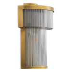 Detail shot of Wall Lamp Andromeda craftsmanship — Brass, Glass accents (Image 5)