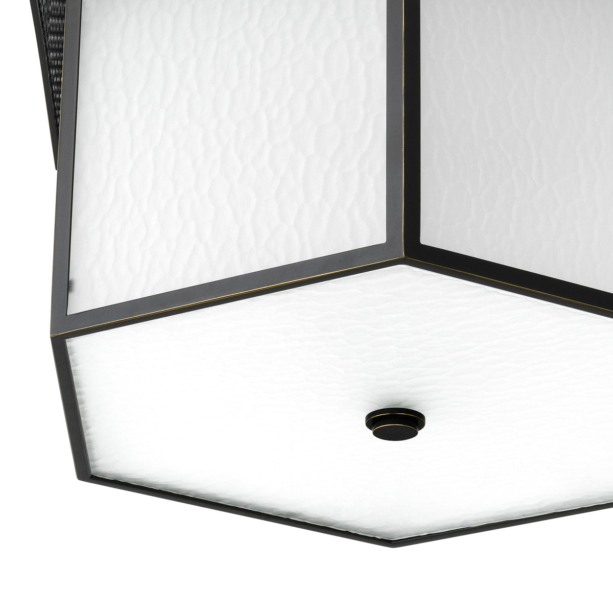 Chandelier Minerva by Eichholtz in a styled setting — Bronze Highlight, Frosted Glass (Image 4)