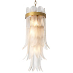 Eichholtz Chandelier Erika S — Antique Brass, Clear Glass hero image (Image 1)