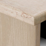 Coffee Table Yardham by Eichholtz in a styled setting — Travertine, Charcoal Grey Oak Veneer (Image 12)