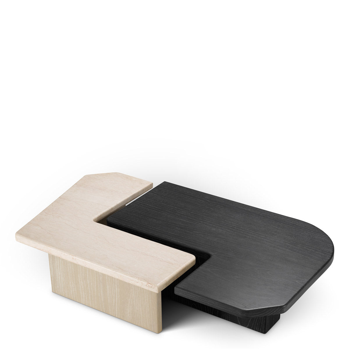 Packaging or detail view for Coffee Table Yardham — Travertine & finish highlights (Image 7)