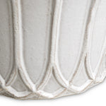 Lifestyle angle of Outdoor Planter Iverson set of 2 with refined Light Grey Ceramic tones (Image 8)