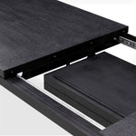 Extendable Dining Table Atelier L Charcoal grey oak veneer Tables 120388 6