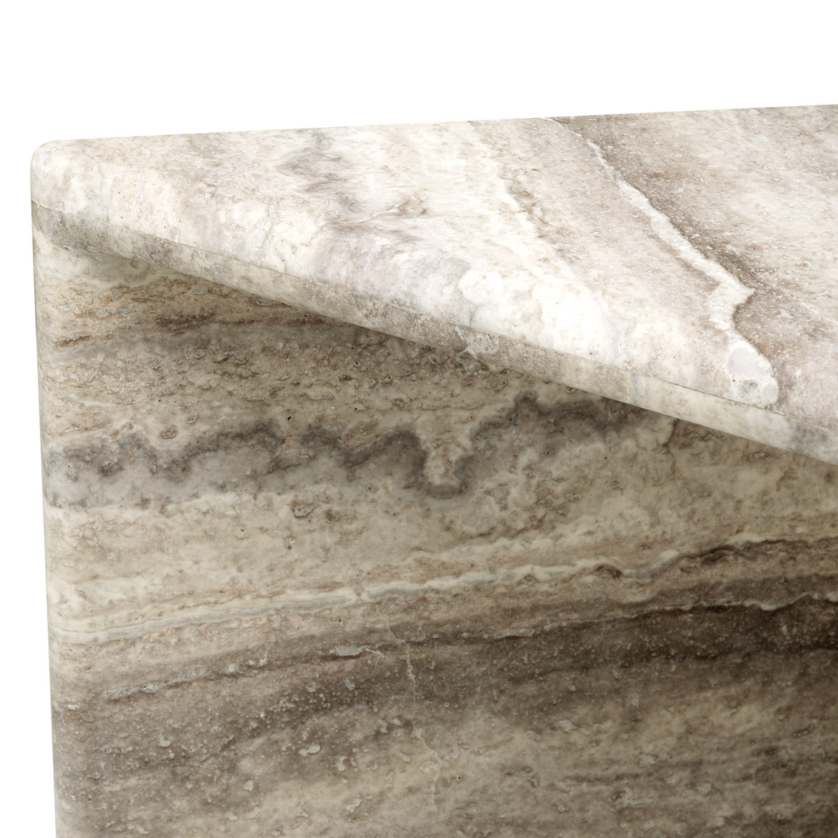 Detail shot of Column Northbridge L craftsmanship — Travertine accents (Image 5)