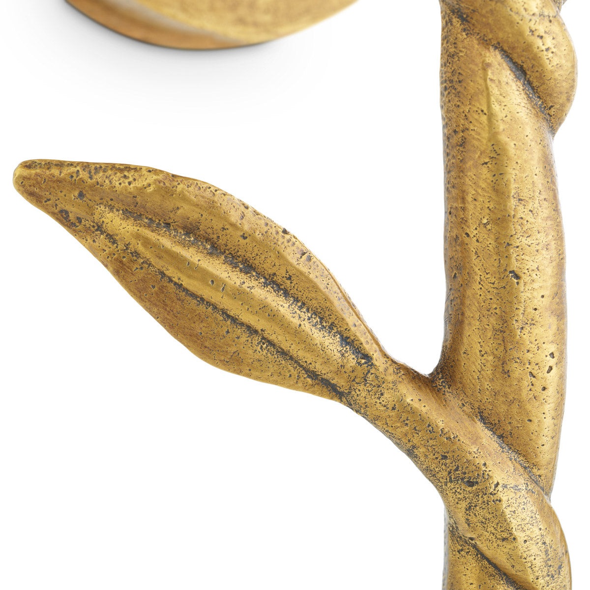 Lifestyle angle of Wall Lamp Farini with refined Vintage Brass, Rattan Shade tones (Image 8)