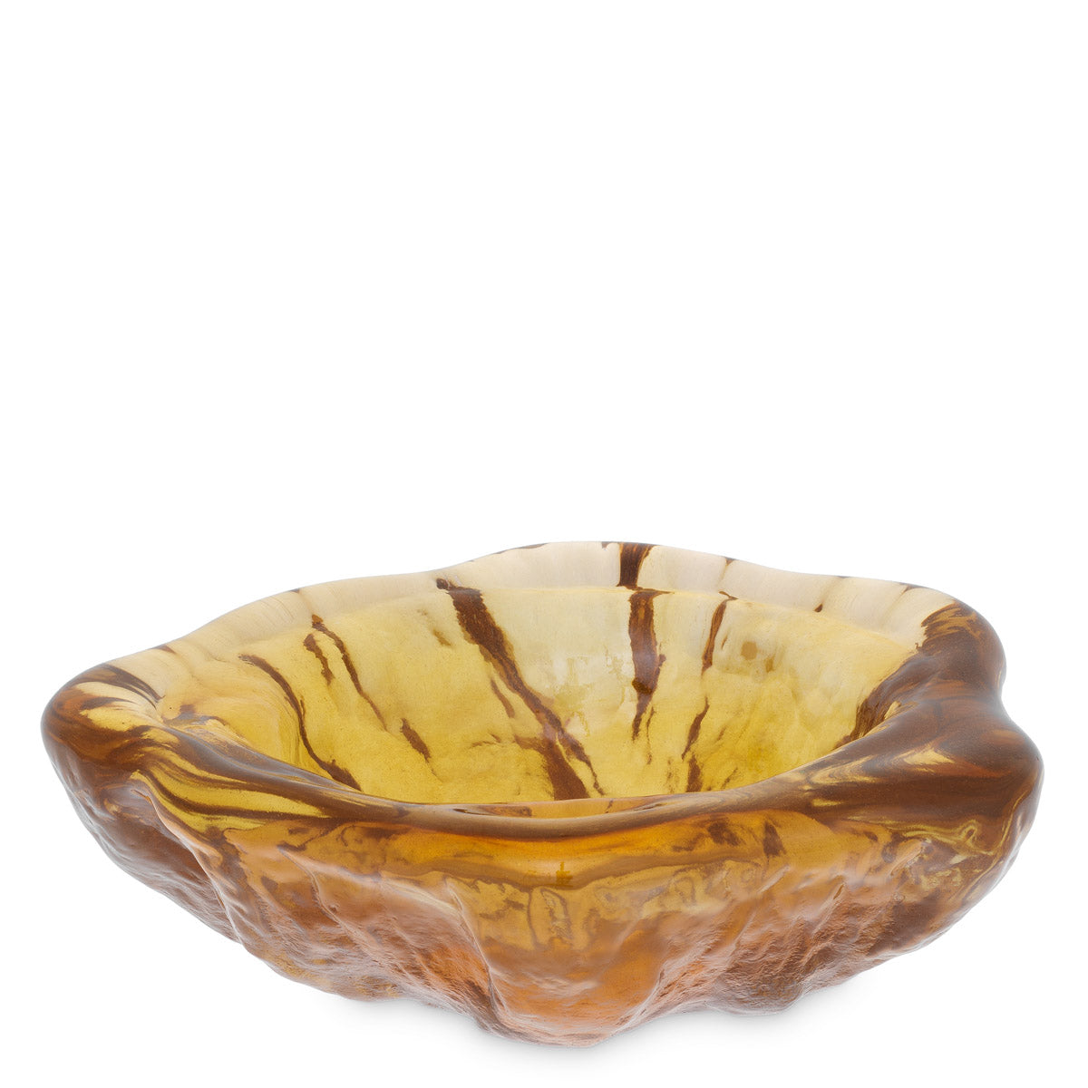 Eichholtz Bowl Courtier — Brown, Hand Blown Glass hero image (Image 1)