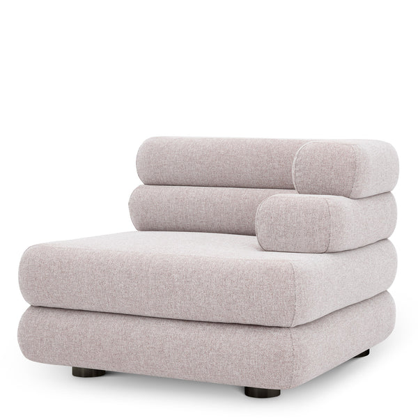 Eichholtz Outdoor Modular Sofa Malaga - Right — Mauritius Light Grey hero image (Image 1)