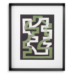 Print Window Trellis by Michael Willett set of 2 Black wooden frame | clear glass Accessories 120719 5