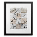 Print Ink Casting by Michael Willett set of 2 Black wooden frame | clear glass Accessories 120720 4