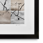 Print Ink Casting by Michael Willett set of 2 Black wooden frame | clear glass Accessories 120720 6