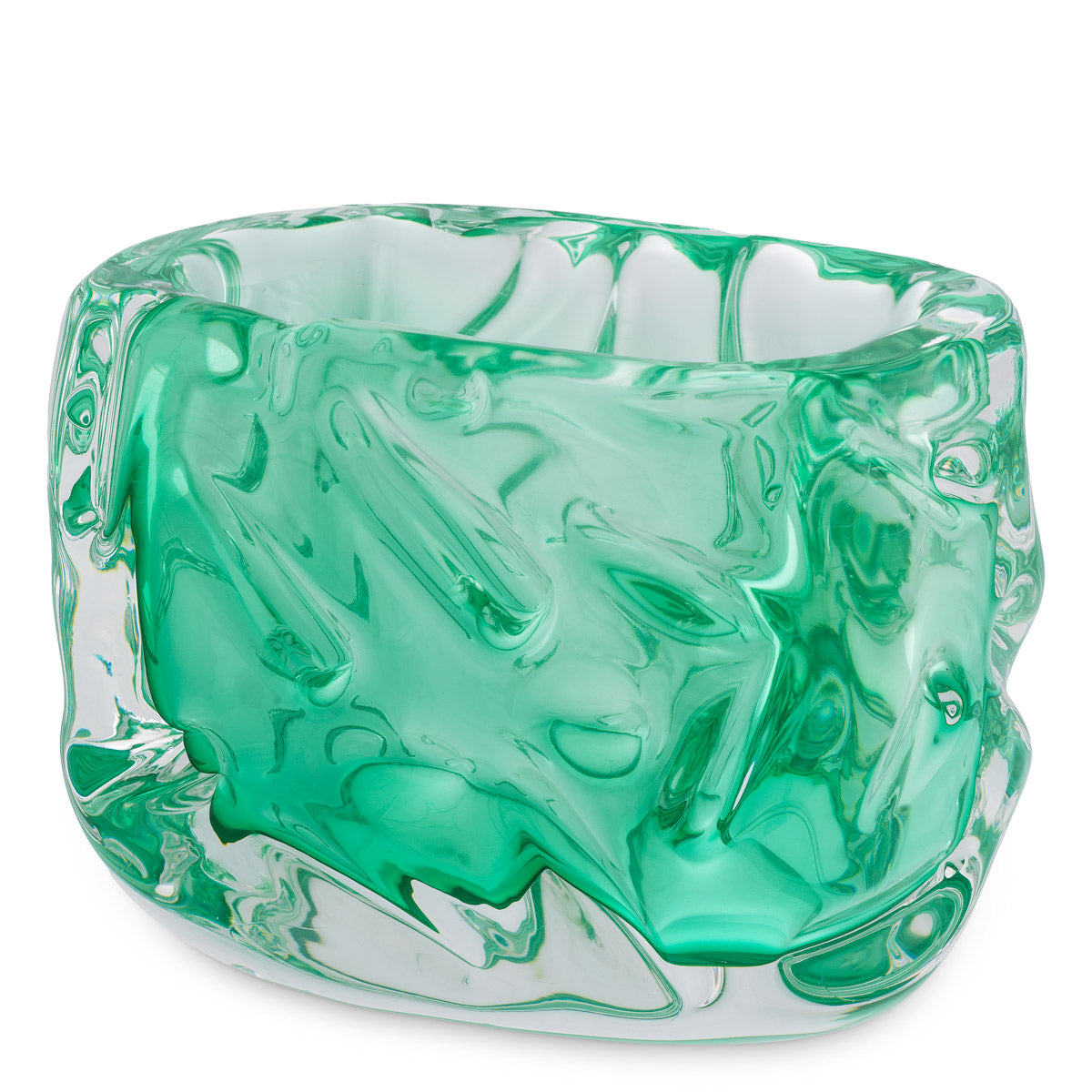 Eichholtz Bowl Avoir — Green, Hand Blown Glass hero image (Image 1)