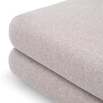 Outdoor Modular Sofa Malaga - Middle by Eichholtz in a styled setting — Mauritius Light Grey (Image 12)