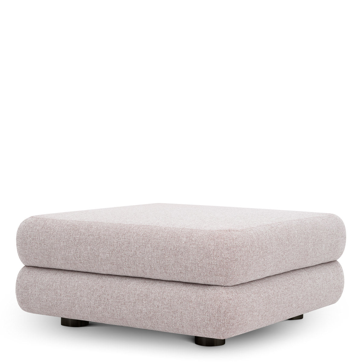 Eichholtz Outdoor Modular Sofa Malaga - Ottoman — Mauritius Light Grey hero image (Image 1)