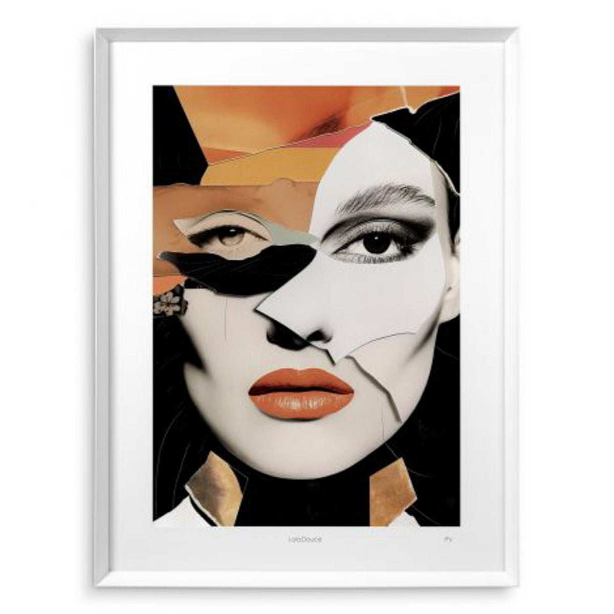 Print Philippe Vogelenzang - Lola Douce White wooden frame | clear glass Accessories 120757 23