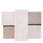 Close-up of Rug Blakemore 118.11" X 157.48" highlighting Fabric and Beige, Grey, Hand Woven, 60% Tencel, 25% Wool, 15% Cotton (Image 2)