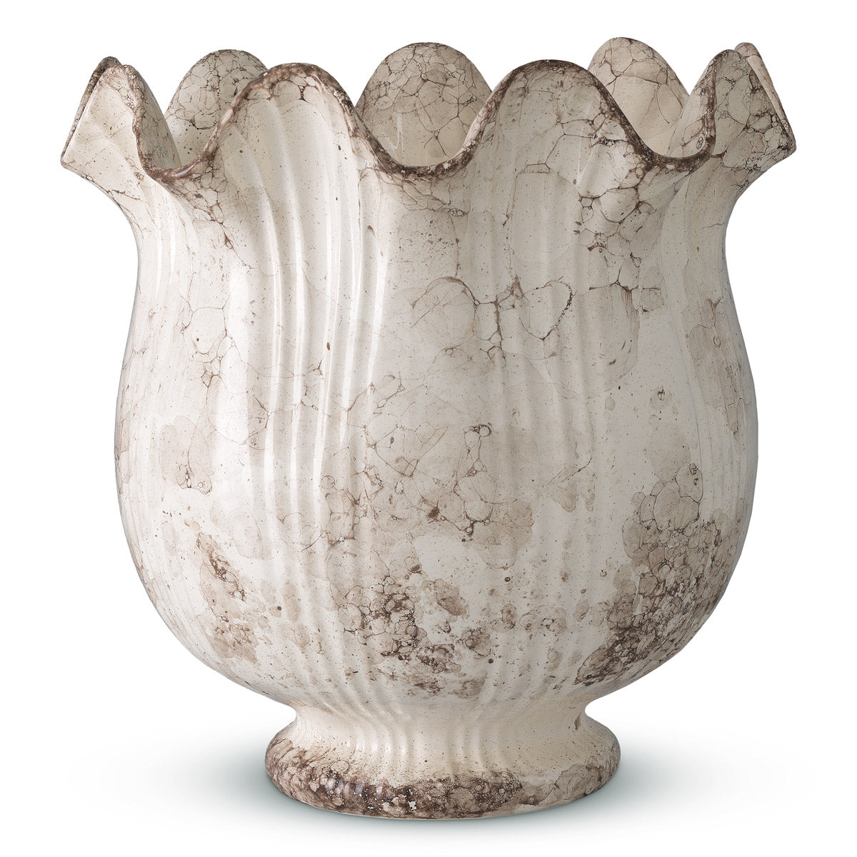 Eichholtz Vase Tulipa — Grey Ceramic hero image (Image 1)