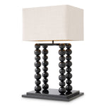 Close-up of Table Lamp Bentley highlighting premium materials and Piano Black (Image 2)