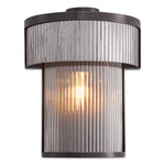 Detail shot of Wall Lamp Andromeda craftsmanship — Bronze, Glass accents (Image 5)