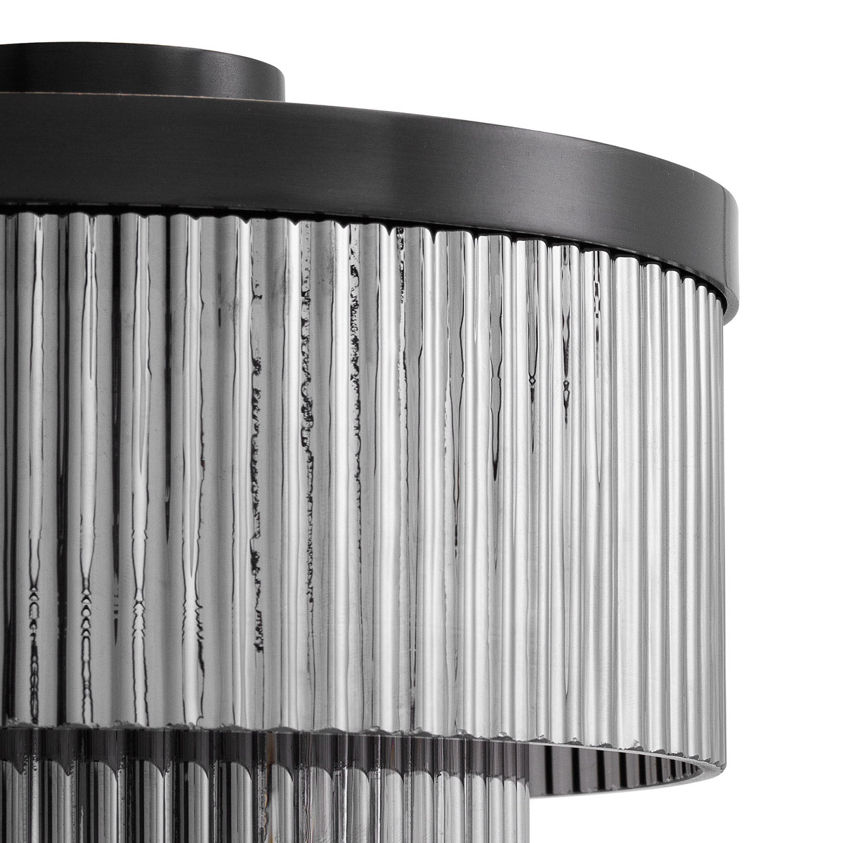 Lifestyle angle of Wall Lamp Andromeda with refined Bronze Highlight, Smoke Glass tones (Image 8)