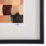 Prints Sun Baked Mosaïc by Grace Popp set of 2 by Eichholtz in a styled setting — Black Wooden Frame, Clear Glass (Image 4)