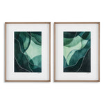 Eichholtz Prints Tide Source by Grace Popp set of 2 — Wooden Frame, Clear Glass hero image (Image 1)