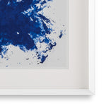 Print Hommage by Yves Klein by Eichholtz in a styled setting — White Frame, Clear Glass (Image 4)