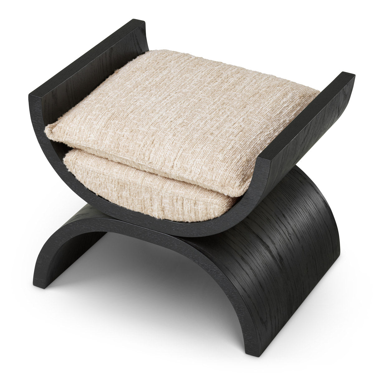 Detail shot of Stool Claybourne craftsmanship — Polyester, Acrylic accents (Image 5)