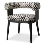 Eichholtz Dining Chair Dubois — Black Oak Veneer, Sunbeam Black hero image (Image 1)