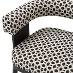 Alternate perspective of Dining Chair Dubois — Black Oak Veneer, Sunbeam Black finish (Image 6)