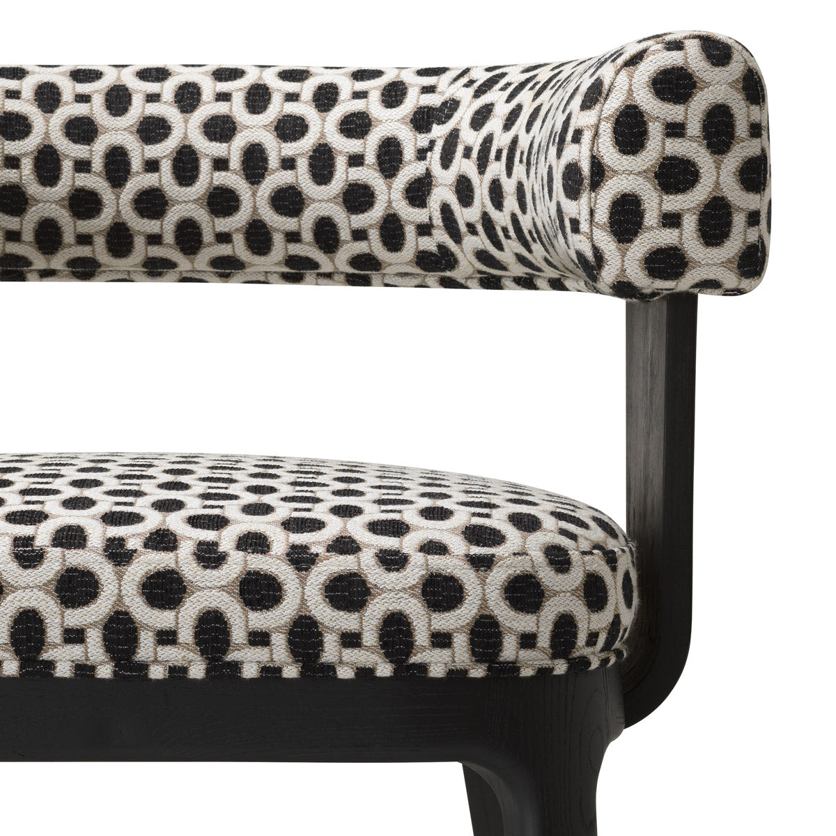 Packaging or detail view for Dining Chair Dubois — Viscose, Linen, Polyester & finish highlights (Image 7)