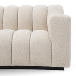 Lifestyle angle of Sofa Kelly XS with refined Kempton Beige, Black Base tones (Image 8)