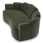 Alternate perspective of Sofa Marbella S — Torrin Green Velvet finish (Image 6)