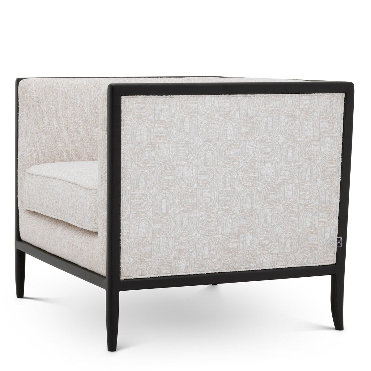 Chair Lauriston by Eichholtz in a styled setting — Black, Ardent Cream, Dravon Cream (Image 4)