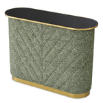 Detail shot of Bar Matthew craftsmanship — Brass, Glass, Viscose, Linen, Polyester, Acrylic accents (Image 5)