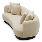Sofa Elliston by Eichholtz in a styled setting — Withmore Cream, Black Base (Image 4)