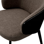 Dining Chair Camerota Scalea grey | black wooden back | black legs Chairs & Sofas A118262 6