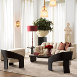 Bench Valmont Creststone beige | ebony finish, Including storage space A119221 3