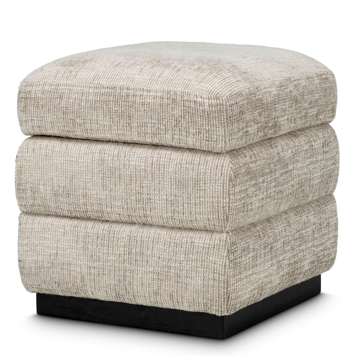 Stool Valmont Creststone beige | ebony finish, Including storage space A119222 2