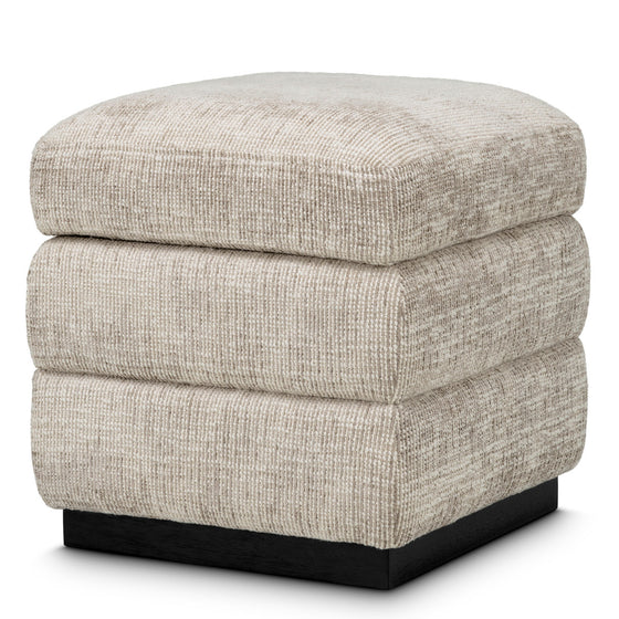 Stool Valmont Creststone beige | ebony finish, Including storage space A119222 2