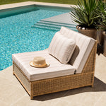 Outdoor Modular Chair Hampton Saville beige | faux rattan 43% polyester | 57% acrylic Outdoor A119474 3