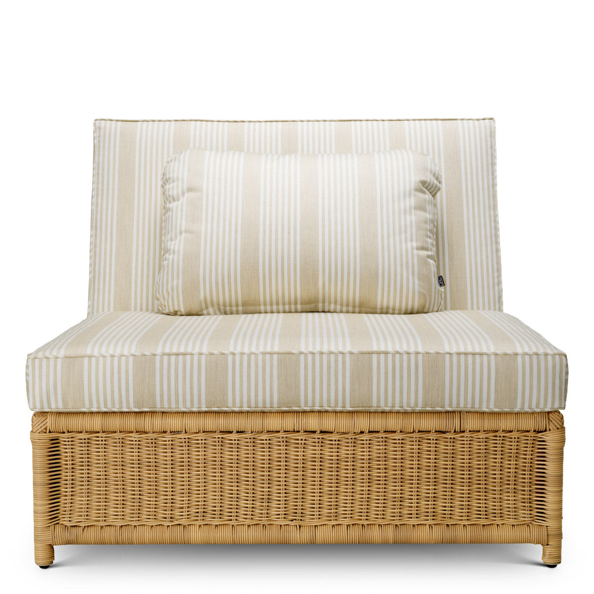 Outdoor Modular Chair Hampton Saville beige | faux rattan 43% polyester | 57% acrylic Outdoor A119474 4