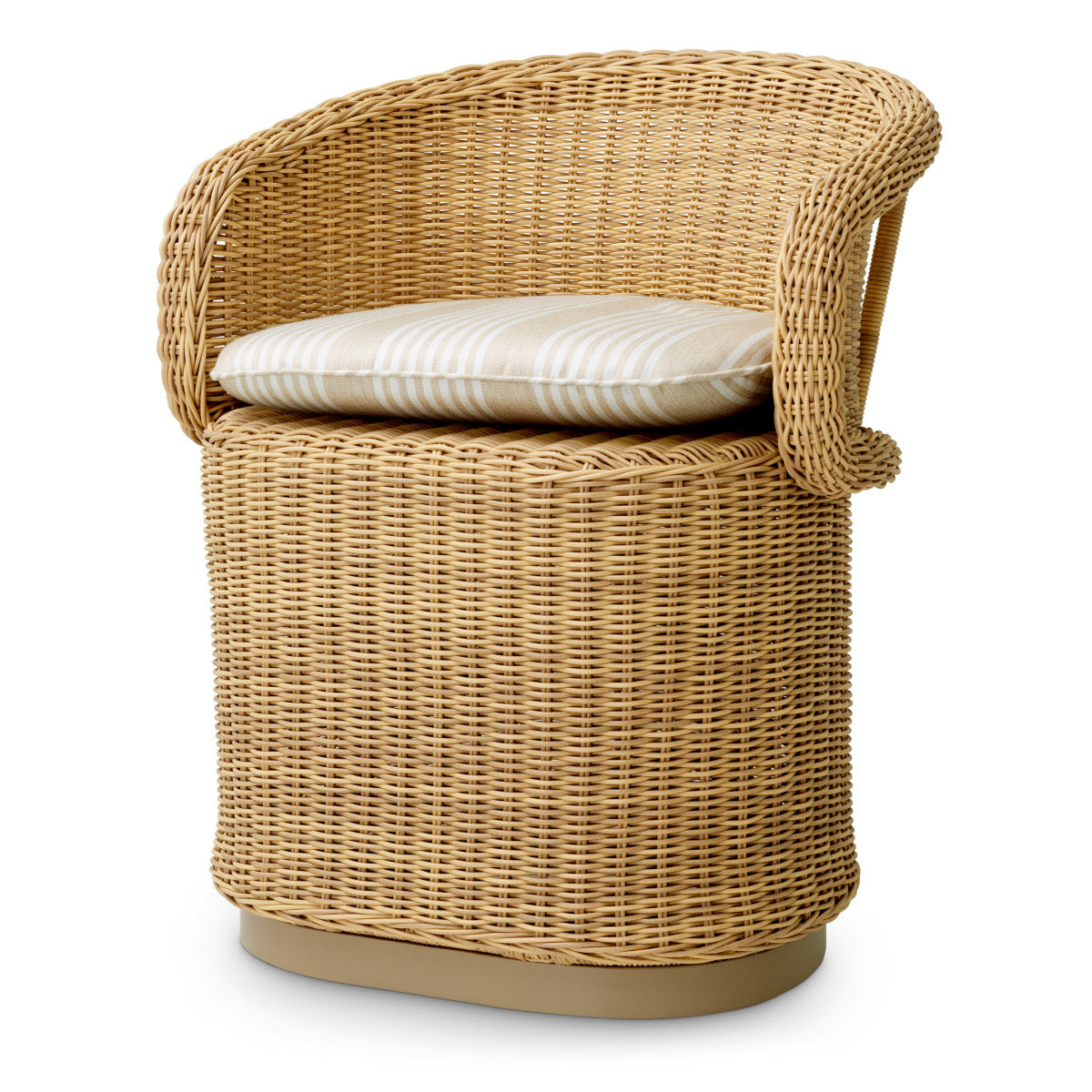 Outdoor Dining Chair San Remo Faux rattan | saville beige 43% polyester | 57% acrylic Outdoor A119476 2