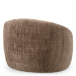 Swivel Chair Amore Avelin brown | black swivel base 100% polyester Chairs & Sofas A119810 5